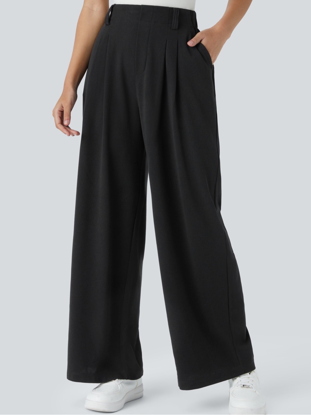 Halara Flex™ High Waisted Pocket
Wide Leg Waffle Work Pants size Xl Tall